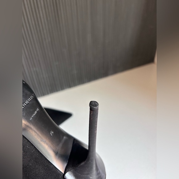 BURBERRY Virna 105 Black Suede Classic Pumps Heels 36 - Picture 11 of 15